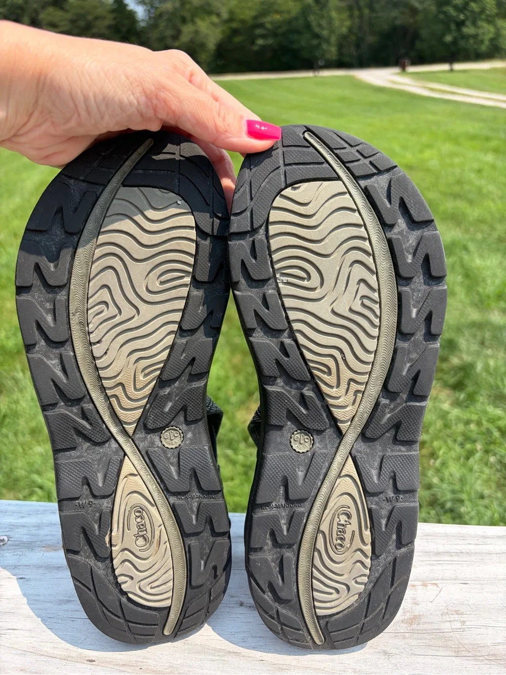 Chaco Women's 9 Zvolv Sandal Rain J105222 Adjustable Strap Black